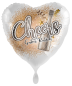 Preview: Folienballon - Cheers, guten Rutsch - ø 43cm
